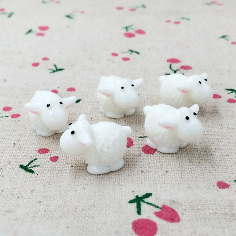 Сказочные садовые миниатюры статуэтки террариумов смешанные овечьи полимерные