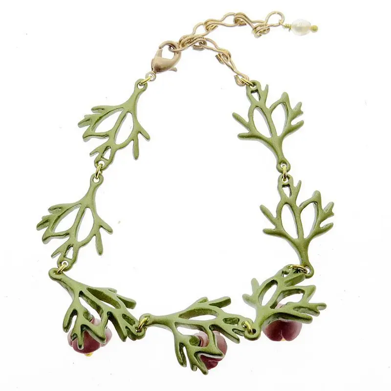 Производство винтажных украшений натуральный жемчуг опийный мак цветок зеленый