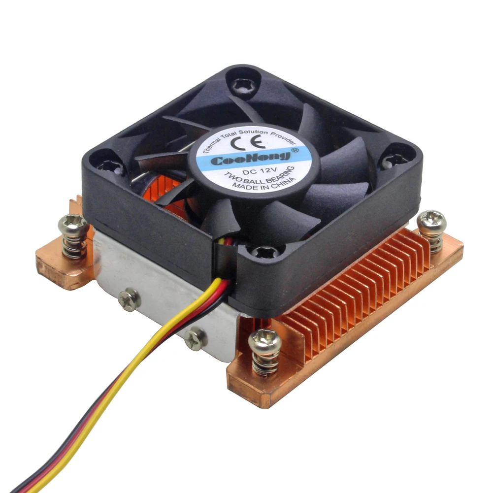 Copper Heatsink Cooling Fan For Intel Pentium M Pga 478 Bga 479 Industrial Computer Active Cooling