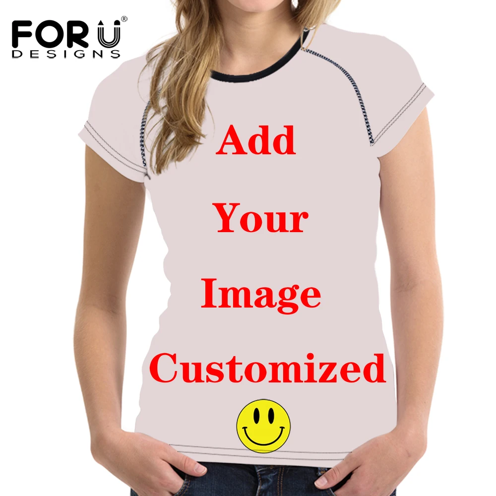 

FORUDESIGNS Cool 3D Wolf Dog Women Short T Shirt Casual Bodybuilding Woman T-shirt Novelty Slim Summer Basic Shirts Feminine New