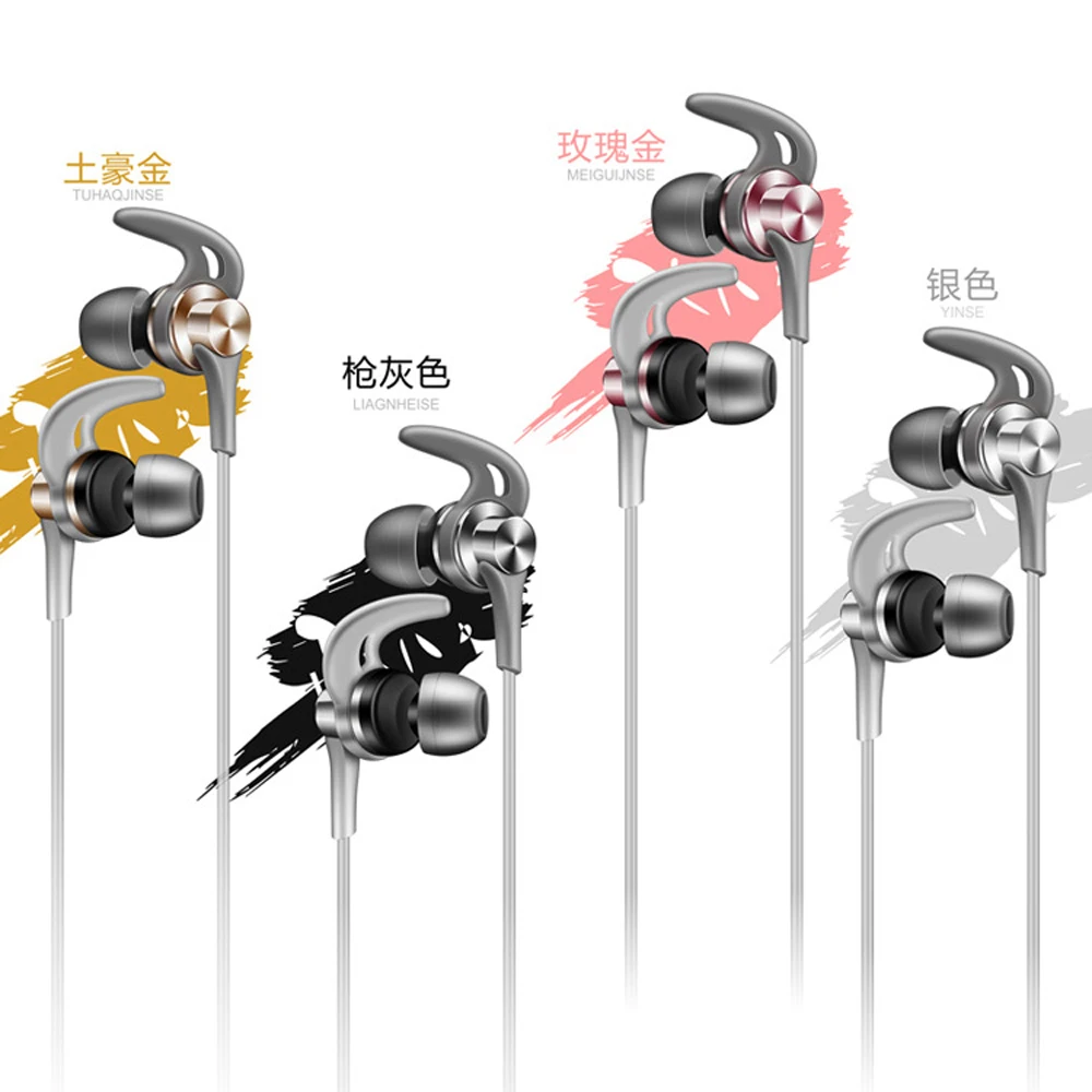 

qijiagu 2PCS High Quality Calling or music In-Ear Earphones earphone with mic for xiaomi iPhone 5 6 wired earphone