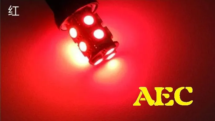 10X Автомобильные светодиодные лампы T20 W21W 7440 13 SMD 5050 led 13smd с поворотным сигналом