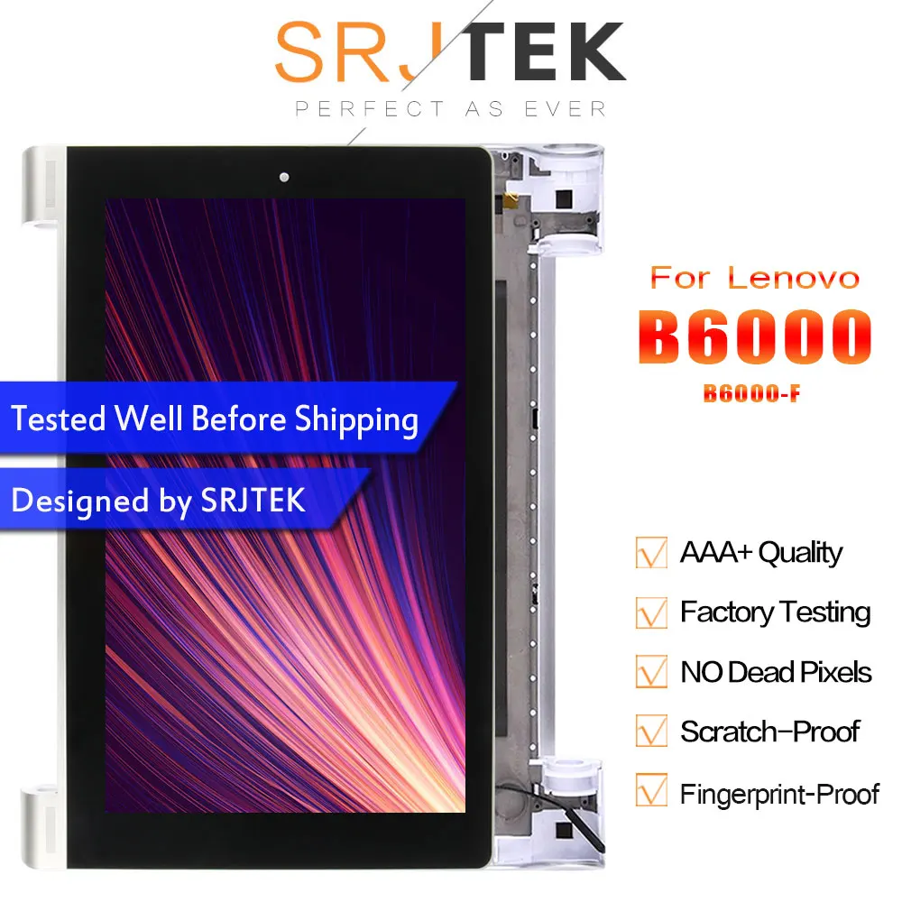 ЖК дисплей Srjtek 8 дюймов для Lenovo Yoga Tablet B6000 f 60043 Z0AF матрица сенсорный экран