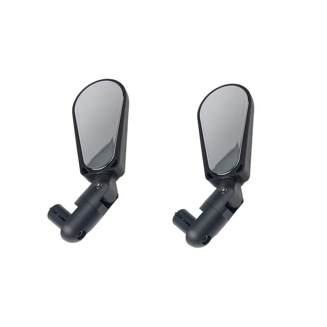 Black 1 pair Велосипедное Зеркало MTB для велосипеда, светильник для горного велосипеда, зеркало заднего вида на руль, зеркало заднего вида, безопасное зеркало заднего вида - Цвет: Black 1 pair
