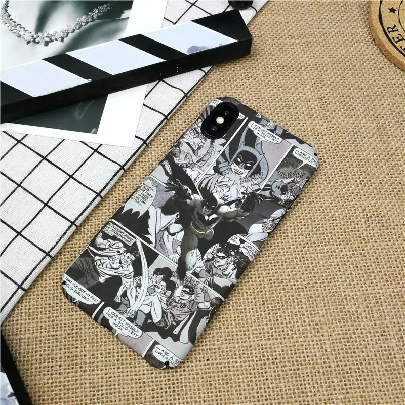 bfx Светящийся чехол Marvel с человеком-пауком для iPhone 11 PRO X XS MAX XR 8 7 6 6s plus, жесткий пластиковый чехол для телефона с изображением Железного человека - Цвет: bfx