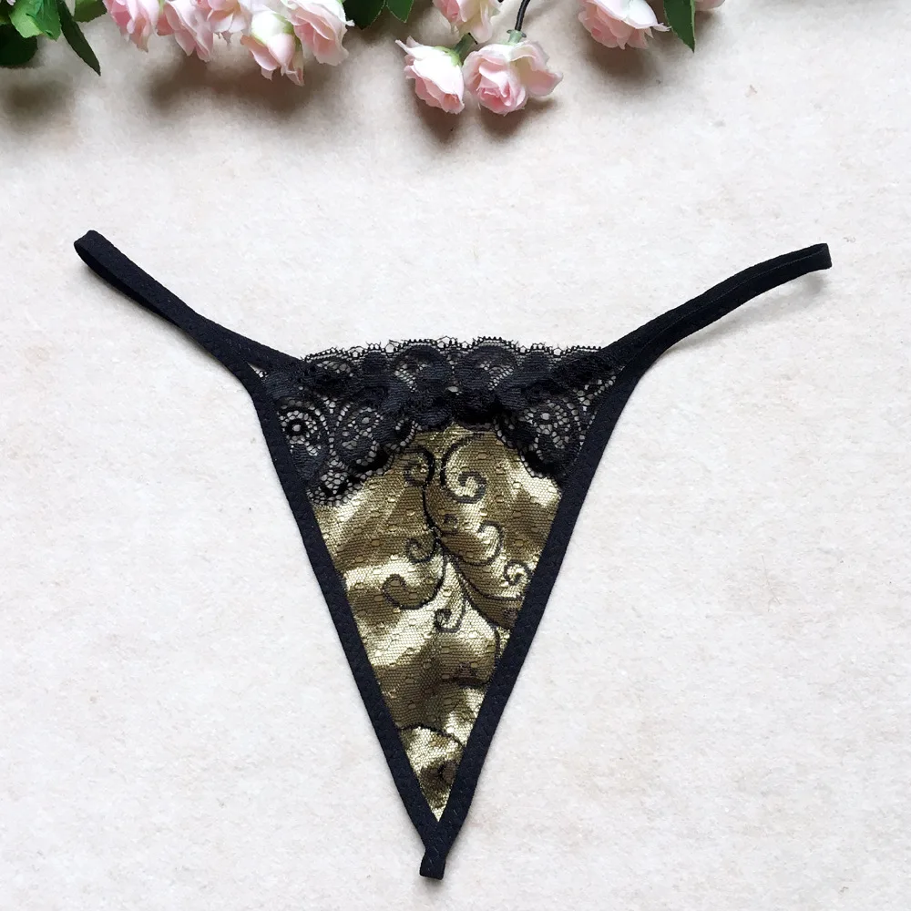 Сексуальное женское белье Кружево цветочный Вышивка G строки для Для женщин