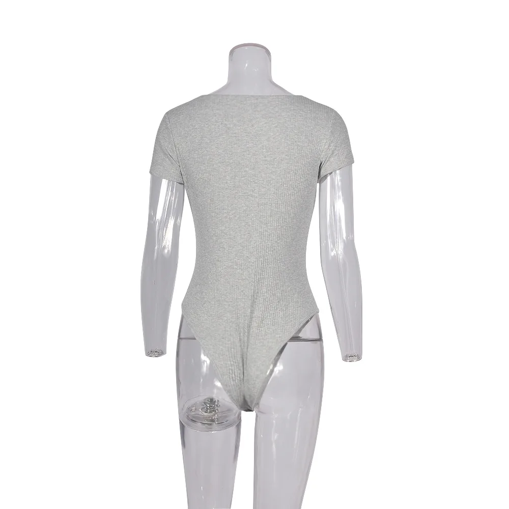 Missufe повседневный летний короткий комбинезон боди для женщин Сексуальная