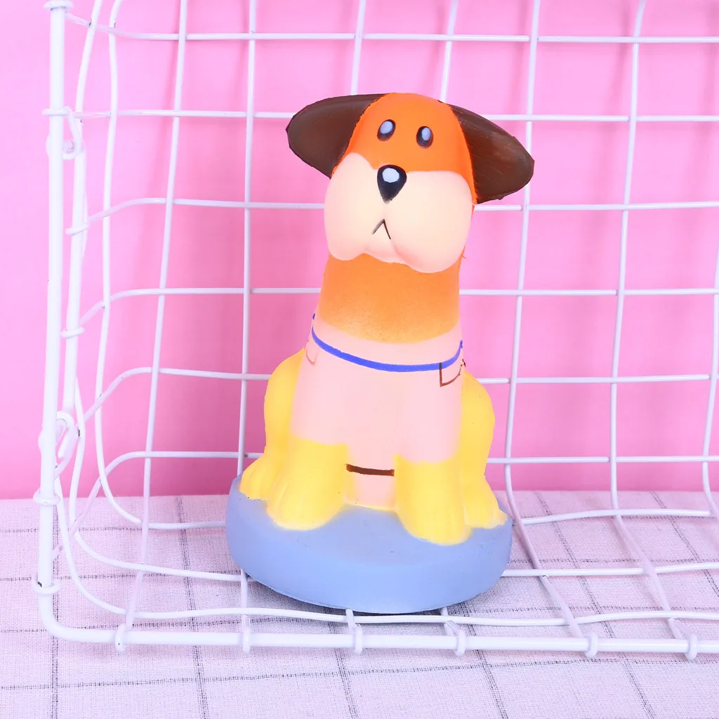 Kawaii антистресс собака медленно растет сжимает забавные детские игрушки забавная
