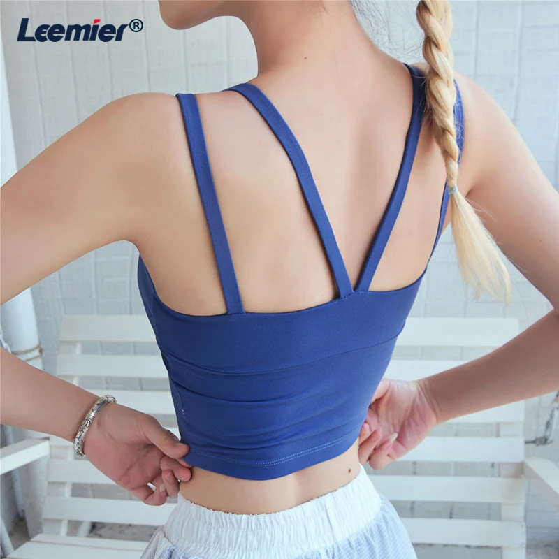Спортивный бюстгальтер с высокой талией спортивный костюм короткий топ для