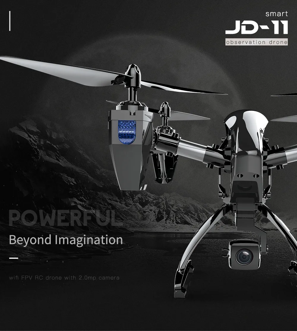 Квадрокоптер aihot Hold 2 4G WiFi RC 6-осевой гироскоп 2MP HD FPV Для дрона вертолета AU.14 |