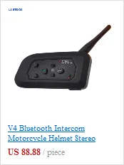 Vnetphone V8 Bluetooth домофон мотоциклетный шлем гарнитура NFC дистанционное управление FM водонепроницаемый 5 всадников дуплексный беспроволочный домофон
