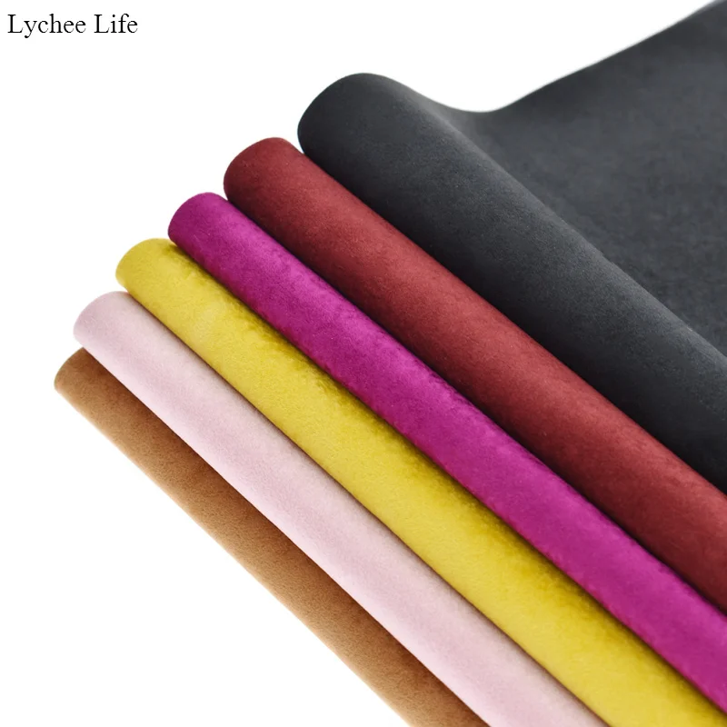 Lychee Life простая искусственная кожа ручной работы A4 ткань Сделай Сам Лоскутная