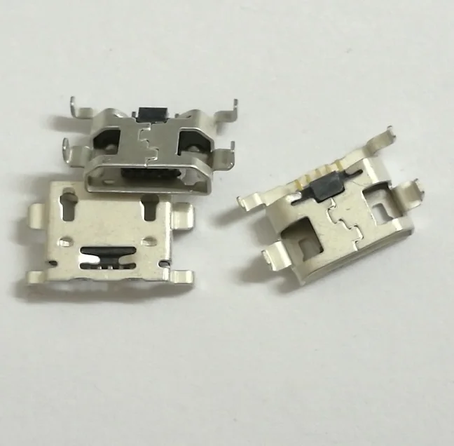 100 шт./лот micro mini USB разъем Гнездовой зарядное устройство женский зарядный порт