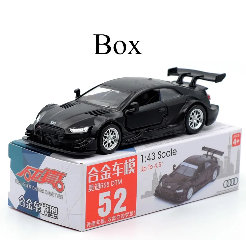 Black Новое поступление Caipo 1:43 RS5 DTM литая под давлением модель автомобиля игрушка с вытягиванием назад/для детей Подарки/обучающая игрушка Коллекция - Цвет: Black