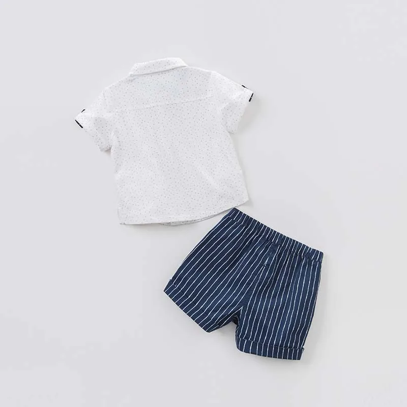 Dave bella summer baby suit boys fashion printing costumes kids clothes children boutique clothing sets DB7231 | Детская одежда и