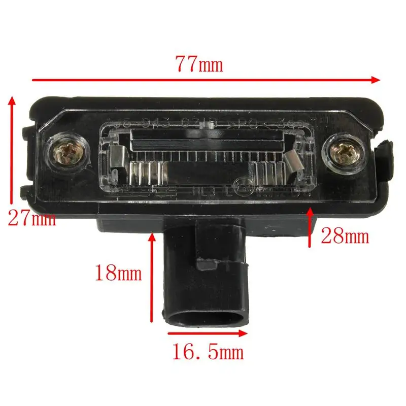 2 шт. Oem светодиодный светильник номерного знака для VW Golf 4 5 6 Jetta Polo Passat B6