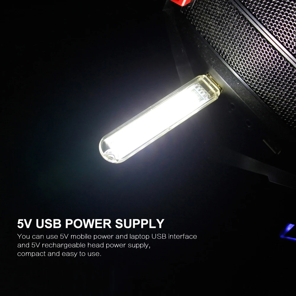 DeFong 5 В 3/8 светодио дный Бусы яркие мини USB Light Компьютер лампы Лампы для чтения