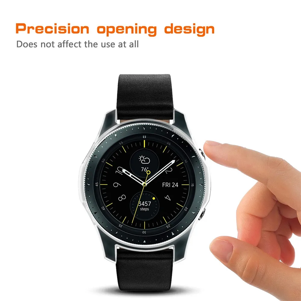 Ультратонкий умный чехол для Samsung Galaxy Watch 42 мм/46 мм мягкий защитный силиконовый из