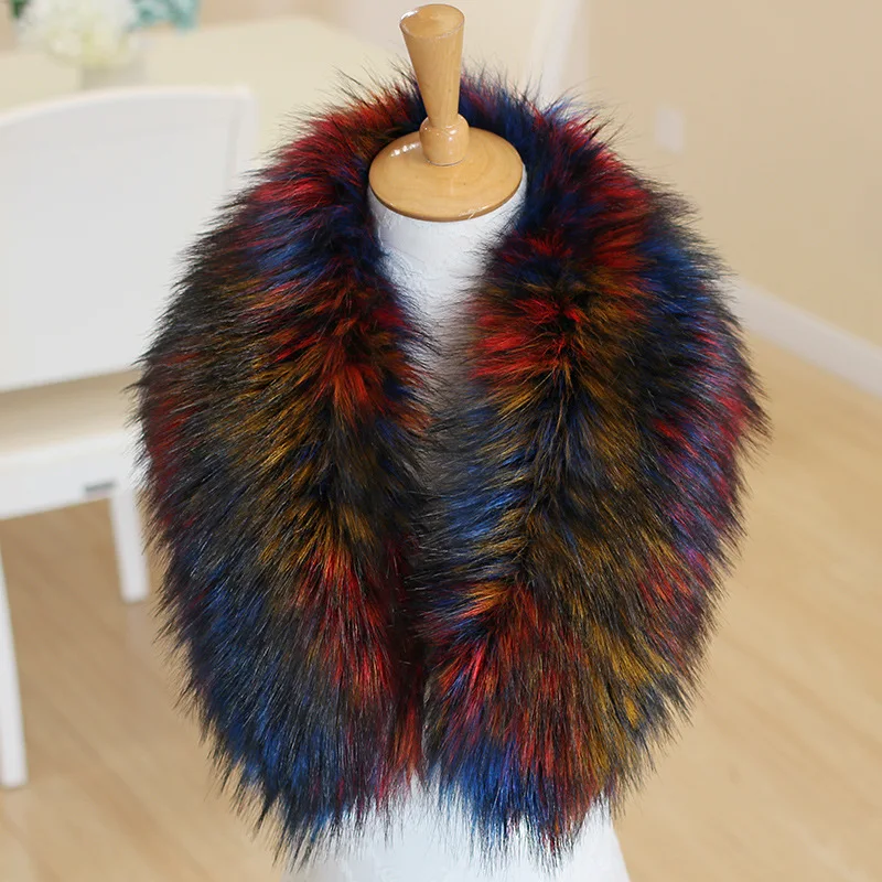 Роскошные дизайнерские зимние шарфы Модное теплое пальто воротник накидка из