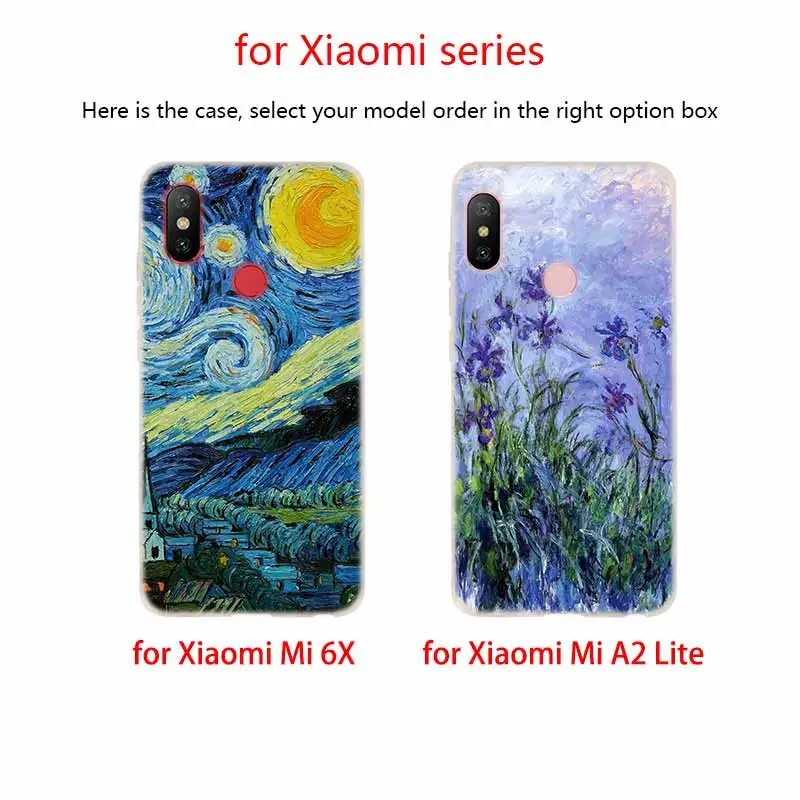 Мягкий чехол из ТПУ Для Xiaomi Mi 11 Pro Ultra 10 9 8 SE 6X 5X A3 A1 A2 LITE cc9 cc9e Monet Garden Lotus