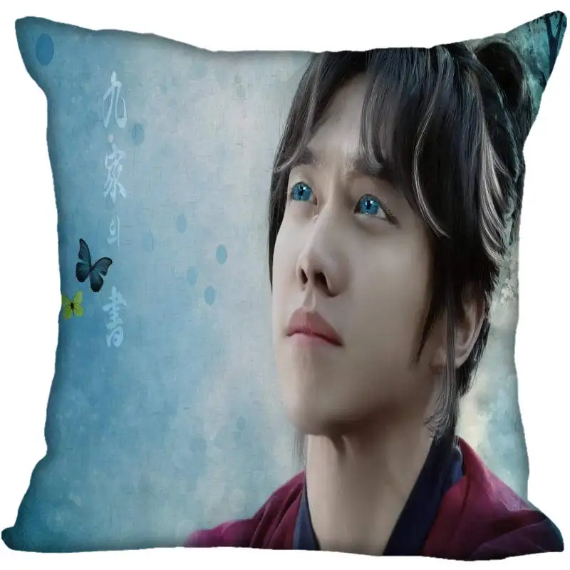 13 На заказ Kpop Lee Seung Gi печатные квадратные шелковые наволочки 40x40 см, 35x35 см одна сторона атласная Наволочка логотип - Цвет: 13