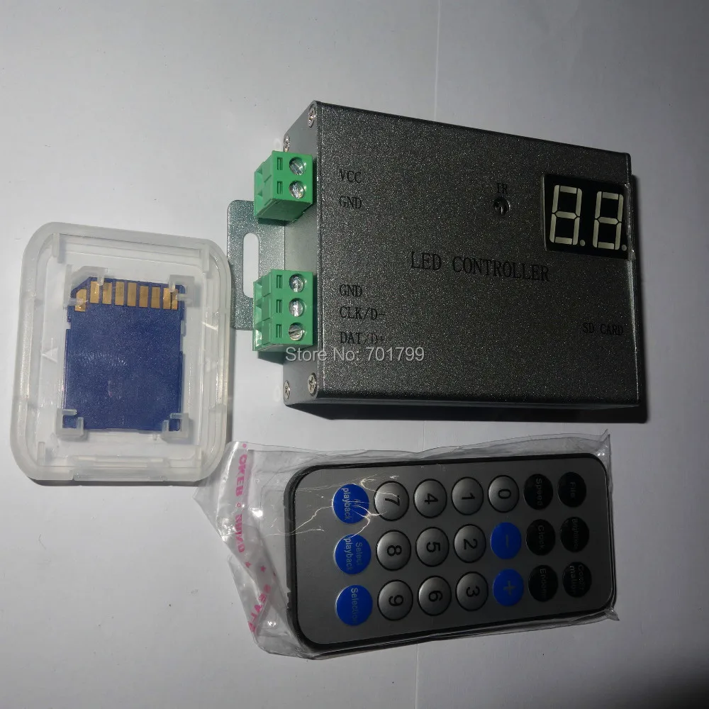 Инфракрасный светодиодный пиксельный контроллер для SD карты управления макс. 4096