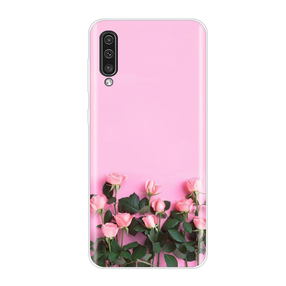 Силиконовый чехол для samsung Galaxy A50 с милыми животными мягкий ТПУ телефона |