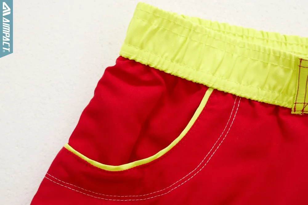 Aimpact, мужские пляжные шорты, быстросохнущие, Maillot De Bain, для фитнеса, пляжные мужские пляжные шорты, бермуды, модные, с подкладкой, трусы-боксеры с морской тематикой