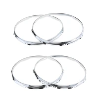 tooyful durable 2pcs iron 14inch die cast snare drum hoops rings percussion instrument parts