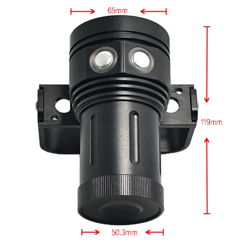Новый 12000LM 10X XM-L2 + 4x красный синий светодиодный фонарик для подводного плавания