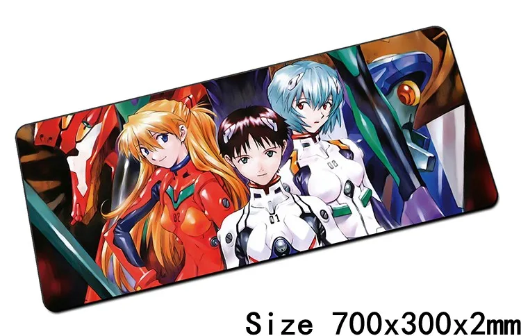 Size700x300x2mm Neon Genesis Evangelion Коврик для мыши, лучший игровой коврик для мыши 700x300 мм, геймерский коврик для мыши, коврик для мыши, клавиатура, компьютерная мышь, ноутбук, игровые коврики - Цвет: Size700x300x2mm
