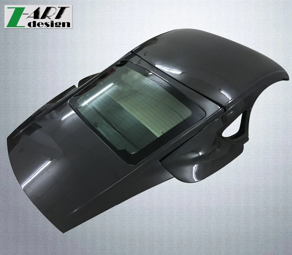 Z-ART Boxster 987 углеродное волокно жесткий верх доллар Каймановых стиль Жесткая крыша