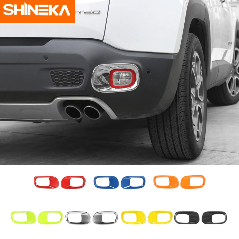 Внутренние молдинги SHINEKA для Jeep Renegade 2016 2019 лампа заднего противотуманного фонаря