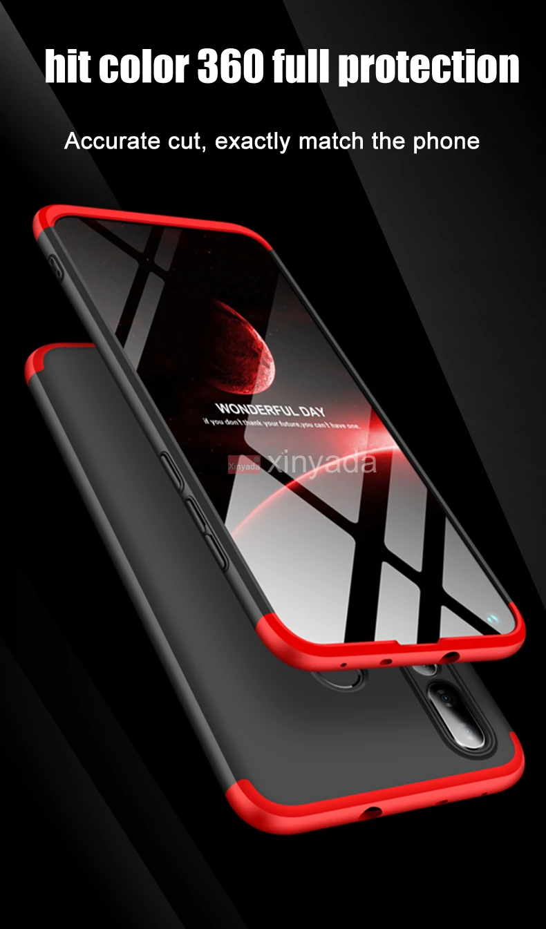 360 чехол для huawei Honor 10i Honor 10 Lite 10i чехол Роскошный армированный Жесткий Бампер защитный чехол