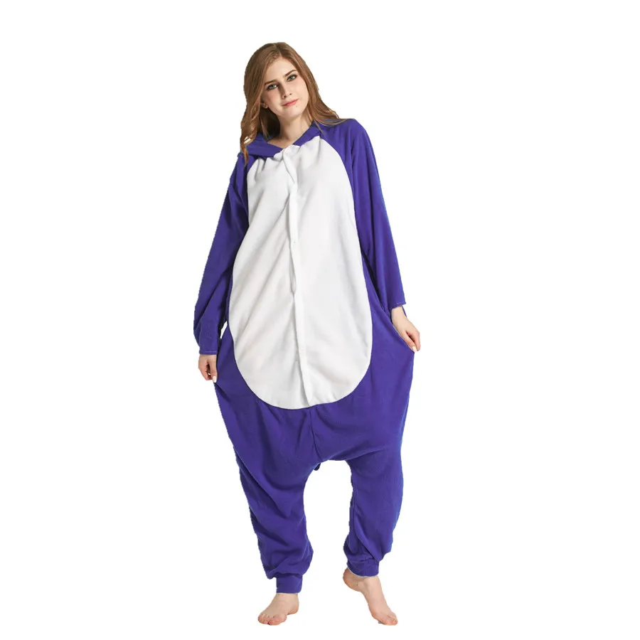 Взрослые флисовые синие акулы животные кигуруми женские мужские комбинезоны