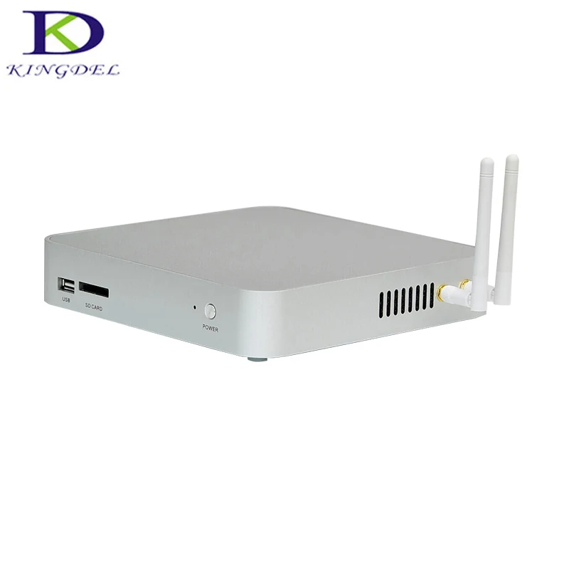 Мини-ПК без вентилятора 2 * COM четырехъядерный celeron N3150 nuc htpc ntel HD Graphics до 08 ГГц