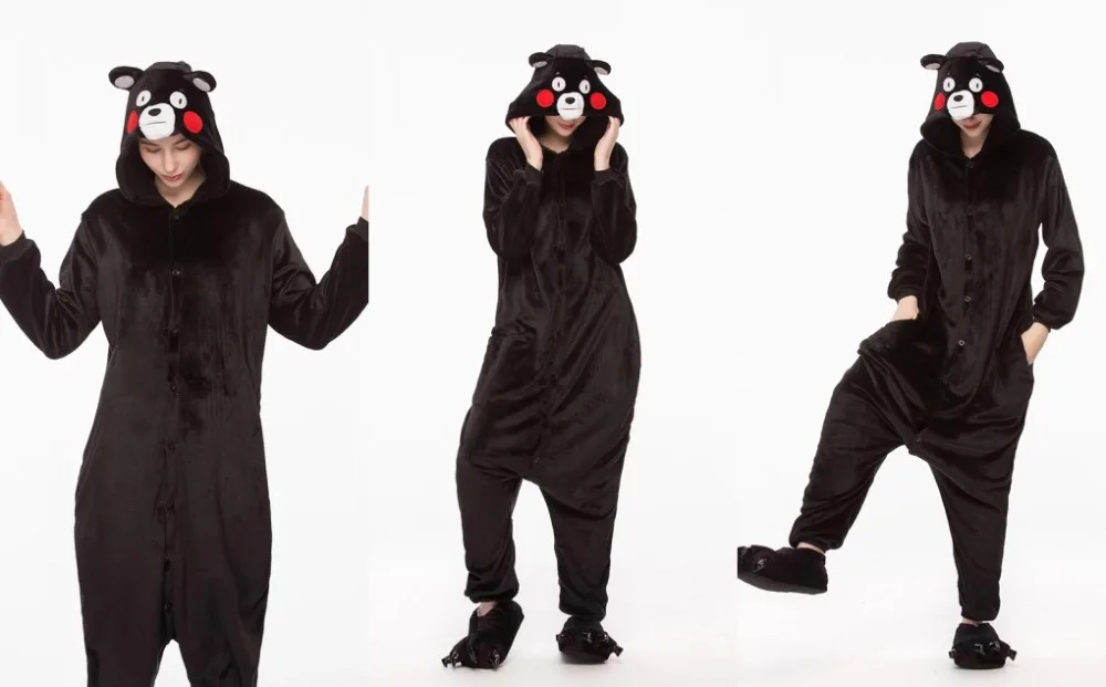 Унисекс пижамы с животными для взрослых Onesie Fire Dragon Bear ободок с ушками кошки, тигра коровы фланелевые Мультяшные милые теплые зимние пижамы для косплея