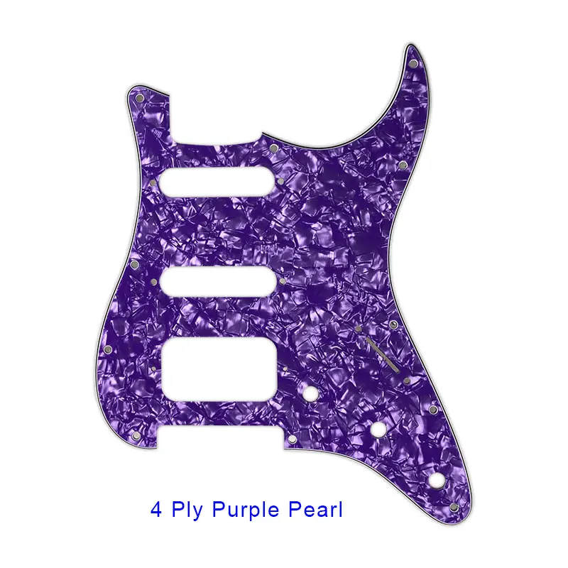 Запчасти для гитары Pleroo-для США \ Мехико Fd Stratocaster 72' 11 винтовое отверстие Стандартный St Humbucker Hss гитара накладка царапина пластина