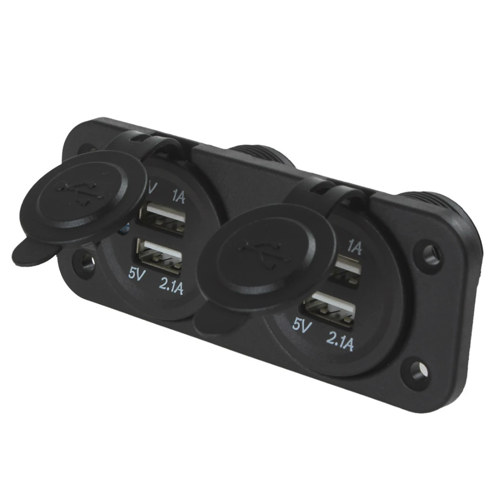 Водонепроницаемое зарядное устройство CHSKY с двумя USB портами 5 В 3 1 А|lighter socket|cigarette