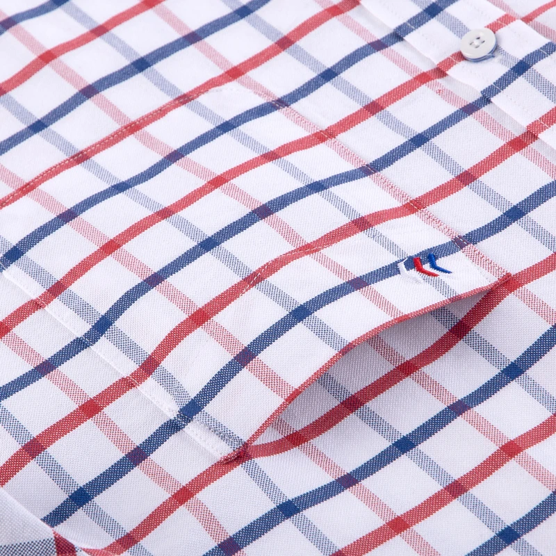 

Mens Casual Shirts Fashion Cotton Business Plaid Dress Shirt Soft Comfortable Checkered Button Up Long Sleeve Male Clothing 4XL