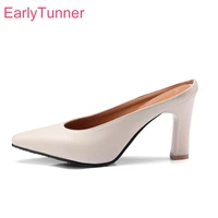 brand new hot summer fashion yellow beige women nude slides slippers lady outdoor slingback shoes ef817plus big size 11 32 43 46