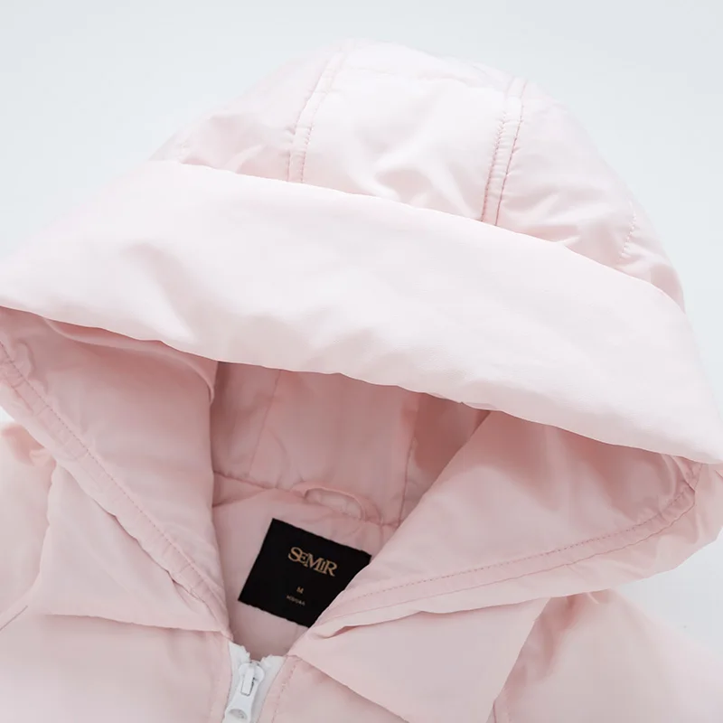 Куртка SEMIR женская утепленная с капюшоном короткая парка 5 цветов зима 2021 |