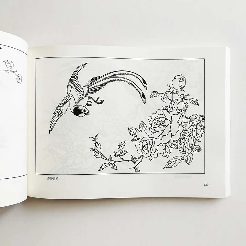 Традиционная Сучжоу вышивка узоры линия Рисунок Коллекция Liu Bingyuan традиционная китайская художественная книга раскраска для взрослых