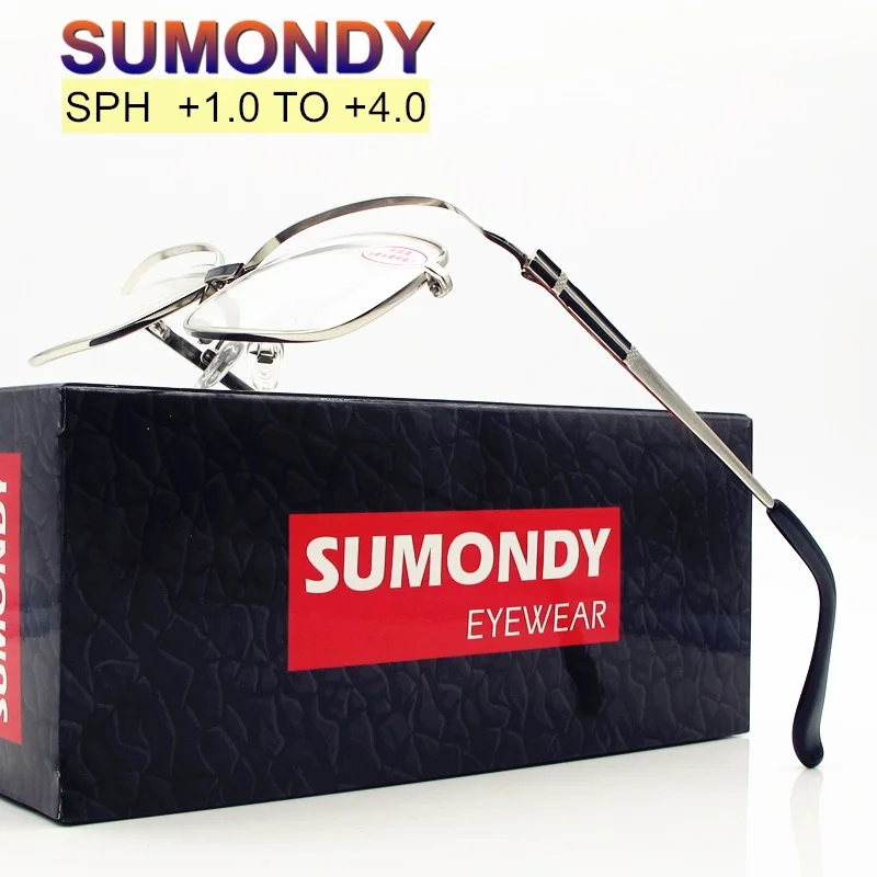 SUMONDY двойного назначения очки для чтения+ 1,0 до+ 4,0 для женщин и мужчин многофункциональные дальние или близкие дистанции дальнозоркие очки G395