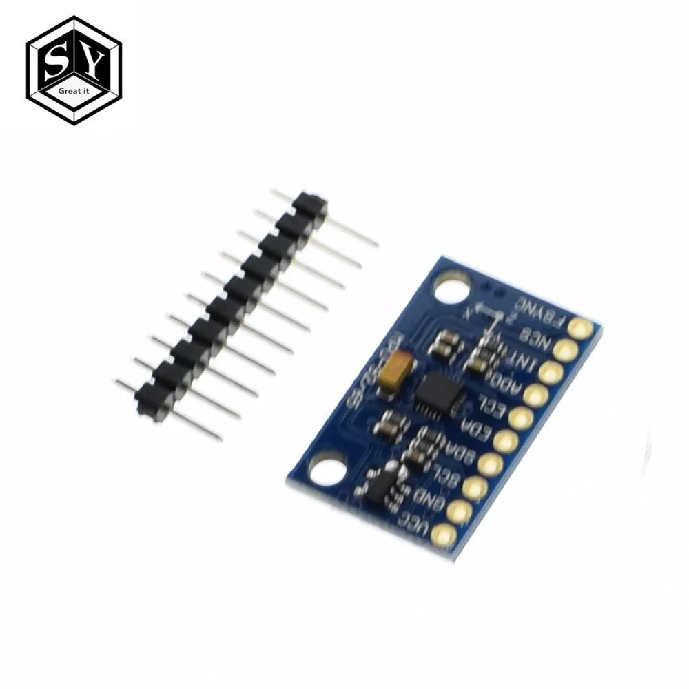 Модуль датчика акселерометра с 6 осевым гироскопом модуль для Arduino контактами 1