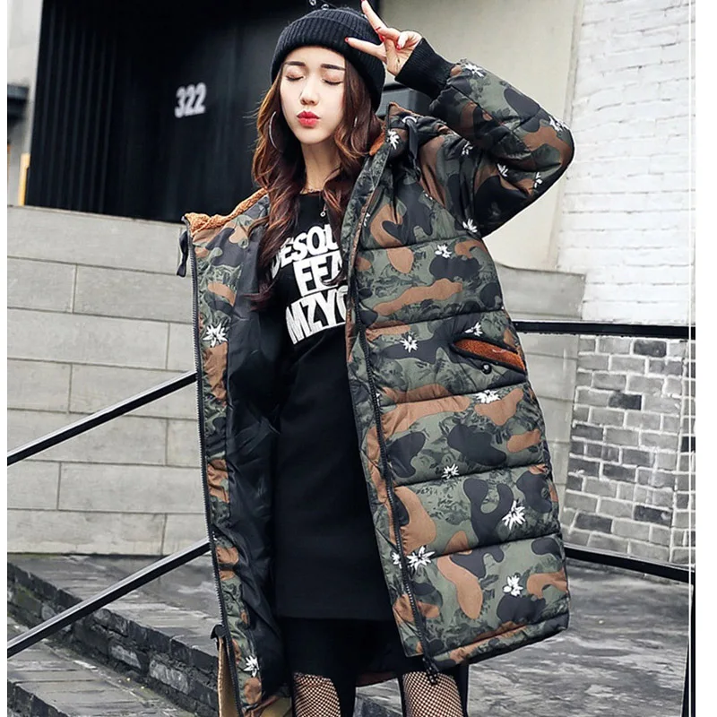 Новый Для женщин зимние длинные пуховые пальто большой меховой воротник Модные