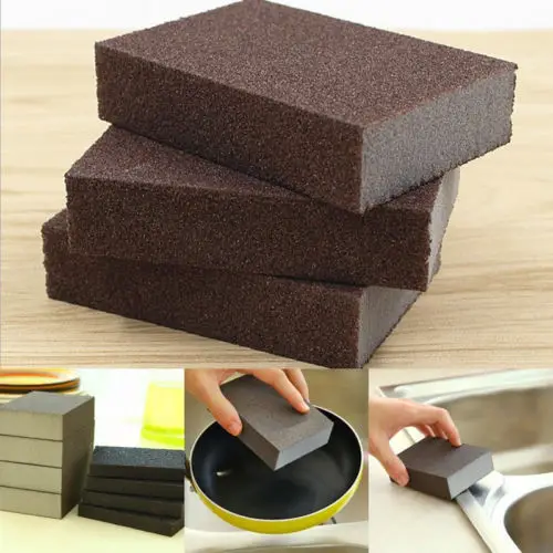 5 шт. Carborundum Волшебная кухонная губка щетка для мытья дома очиститель