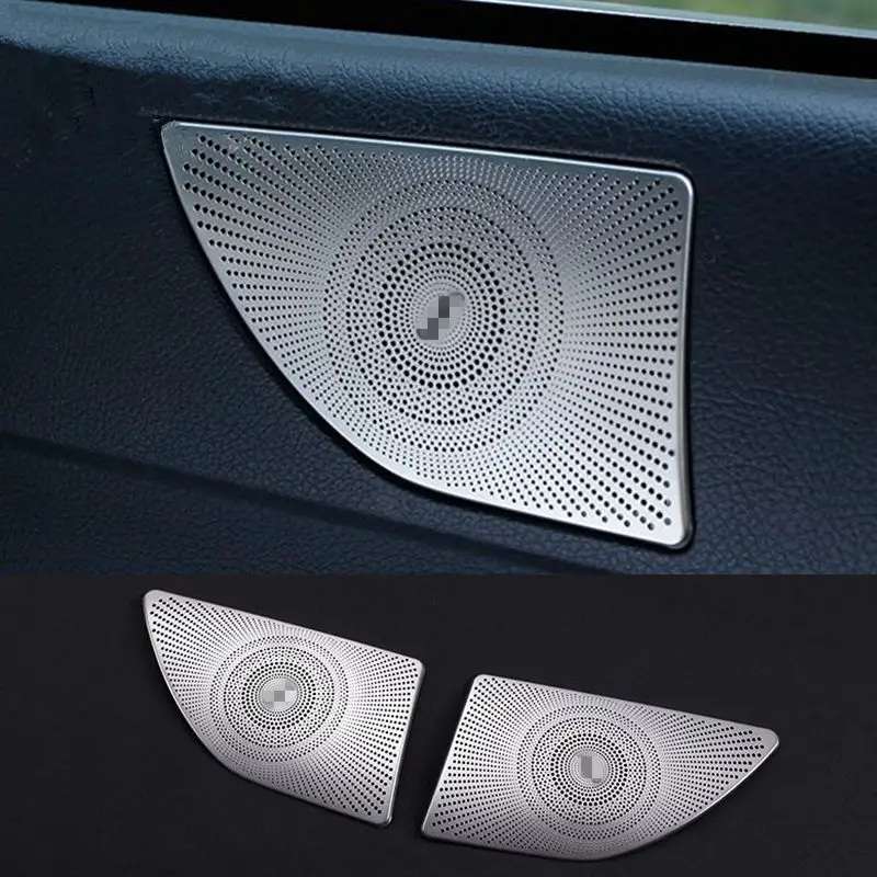 

For Mercedes Benz E class Coupe C207 Car Rear Audio Speaker Frame Decal Cover Trim Car Styling