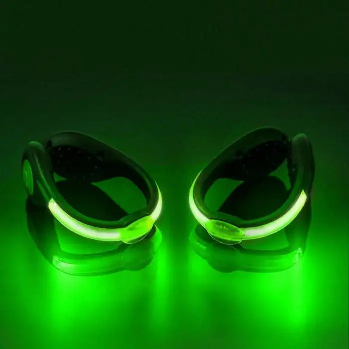 Новые спортивные кроссовки безопасности USB led обувь клип светящиеся светоотражающие не скользящие зажимы