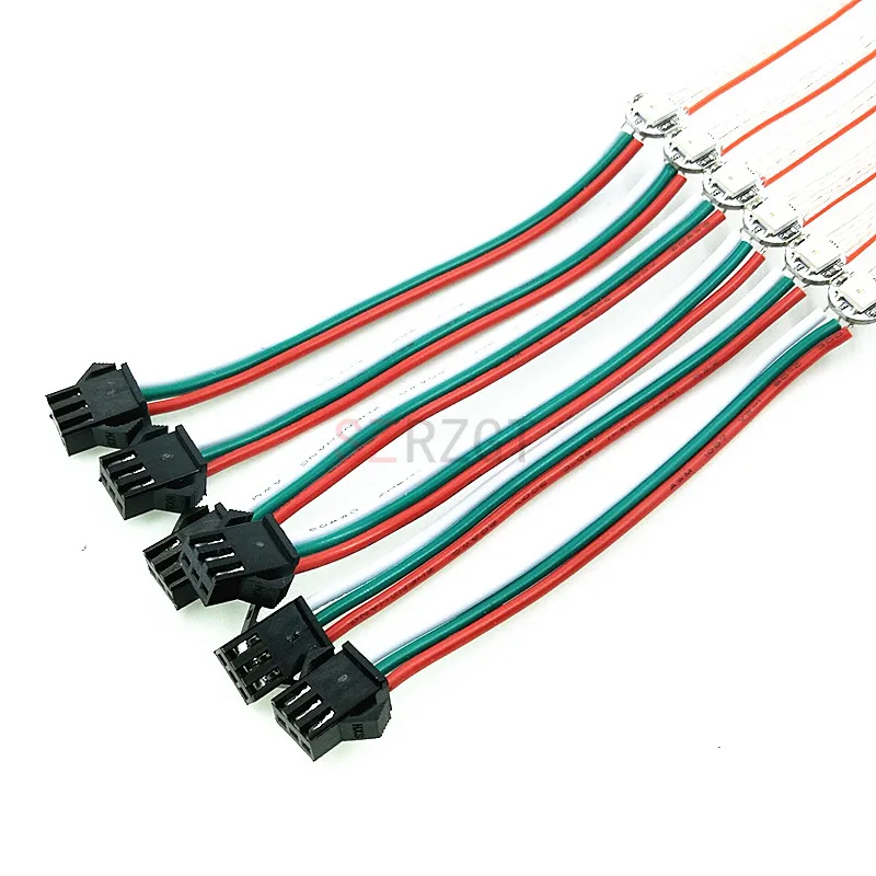 50 x Предварительно припаянных WS2812B модифицируемых RGB светодиодных пиксельных
